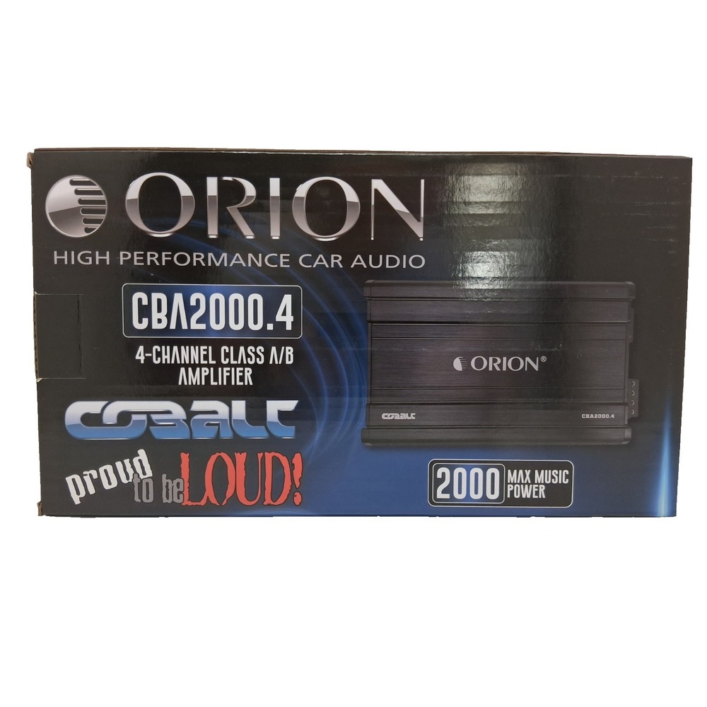 Orion Cobalt 2000.4 Amplifier Brand New